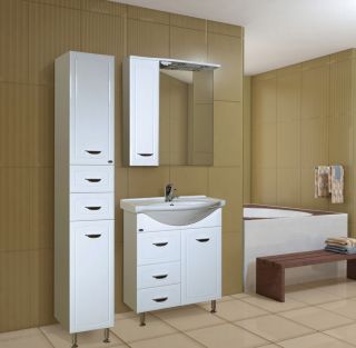 Пенал Bellezza Классик 30см белый 00000006445